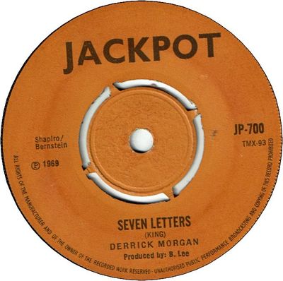 SEVEN LETTERS (VG+)  / TOO BAD (VG)