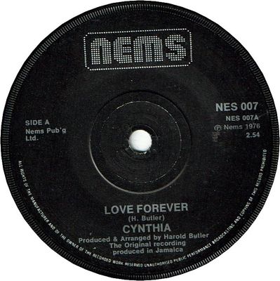 LOVE FOREVER (VG+) / LOVE FOREVER THEME (VG+)