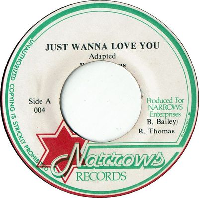 JUST WANNA LOVE YOU (VG+) / VERSION (VG+)