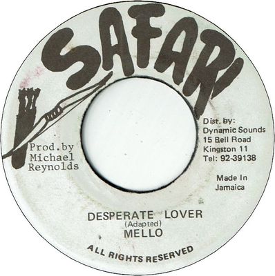DESPERATE LOVER (VG+/WOL)