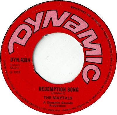 REDEMPTION SONG (VG) / VERSION (VG)