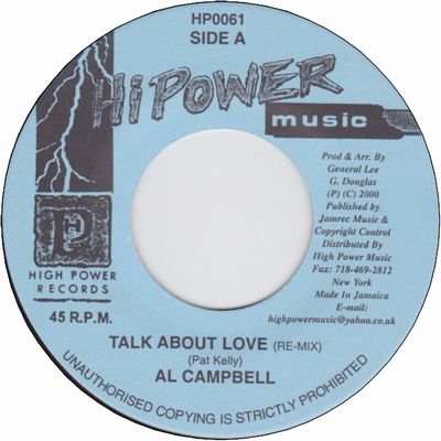 TALK ABOUT LOVE (VG+) / VERSION (VG+9