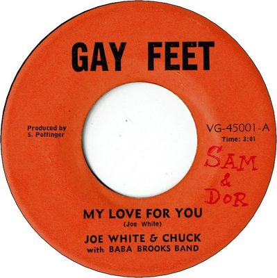 MY LOVE FOR YOU (VG+/WOL) / COCKTAILS FOR TWO(VG+)