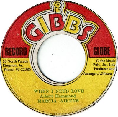 WHEN I NEED LOVE (VG+) / VERSION (VG+)