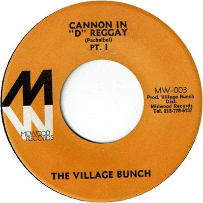 CANNON "D" REGGAY (VG+)