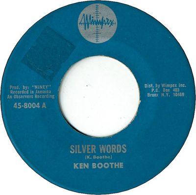SILVER WORDS (VG+) / VERSION (VG+)