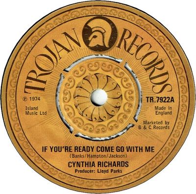 IF YOU'RE READY COME GO WITH ME (VG+)/ VERSION (VG+)