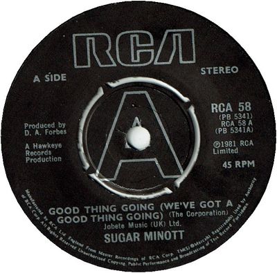 GOOD THING GOING (VG+) / HUNG UP (VG+)