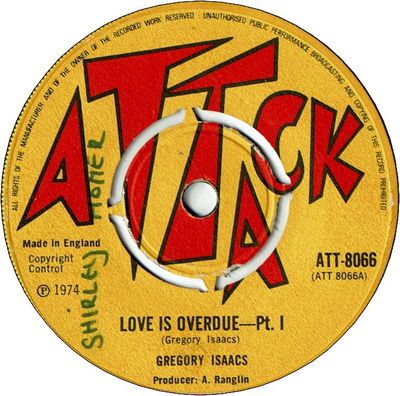 LOVE IS OVERDUE (VG+/WOL) / VERSION (VG/WOL)