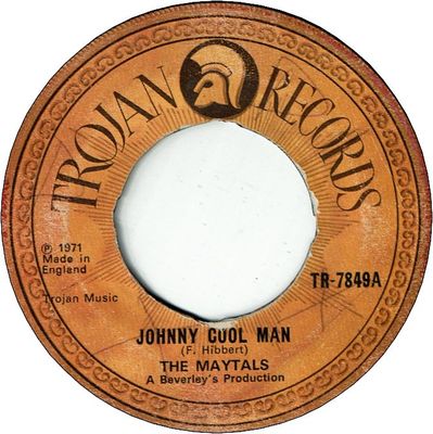 JOHNNY COOL MAN (VG-) / VERSION (G)