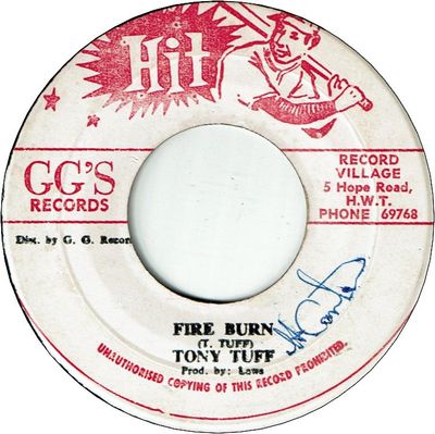 FIRE BURN (VG+ to VG/WOL)