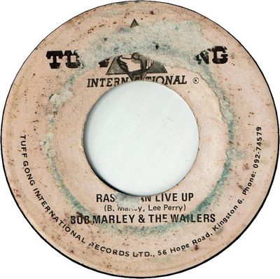 RASTAMAN LIVE UP (VG/LD) / DON'T GIVE UP (VG to VG-/LD)