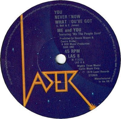 YOU NEVER KNOW WHAT YOU’VE GOT (VG+)