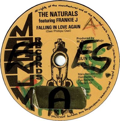 FALLING IN LOVE AGAIN (VG+/WOL) / VERSION (VG-)