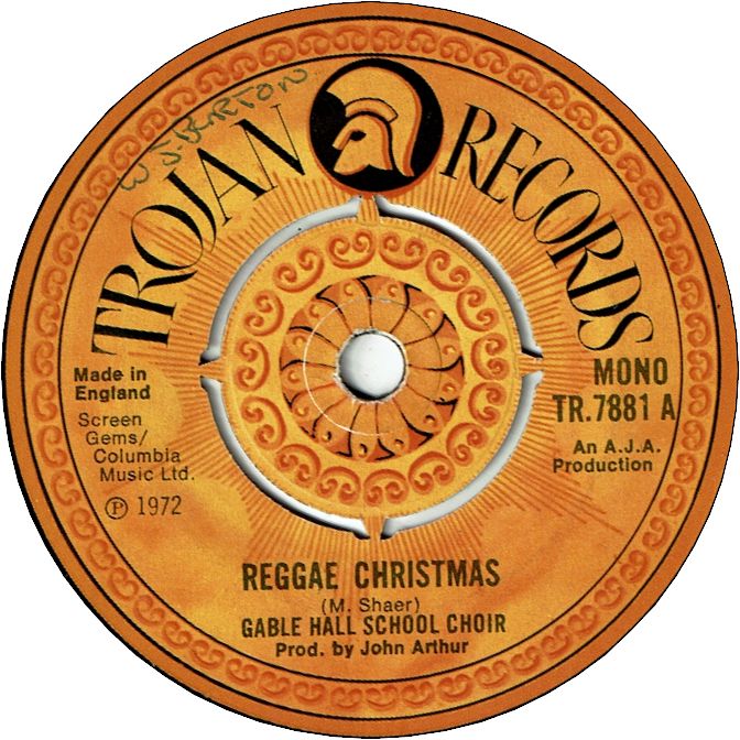 REGGAE CHRISTMAS (VG+) / CANDY MAN (VG)