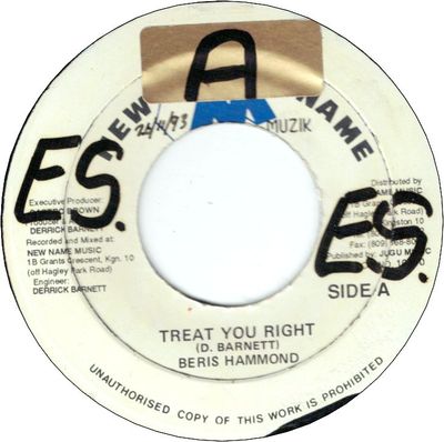TREAT YOU RIGHT (VG+/WOL)