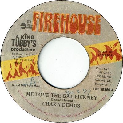ME LOVE THE GAL PICKNEY (VG/SWOL)