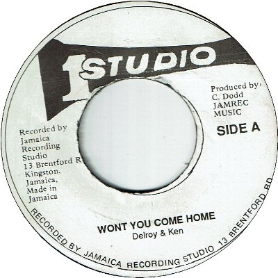 WON'T YOU COME HOME (VG-) / VERSION (G)