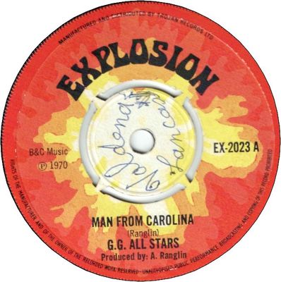 MAN FROM CAROLINA (VG-/WOL) / GOLD ON YOUR DRESS (VG+)