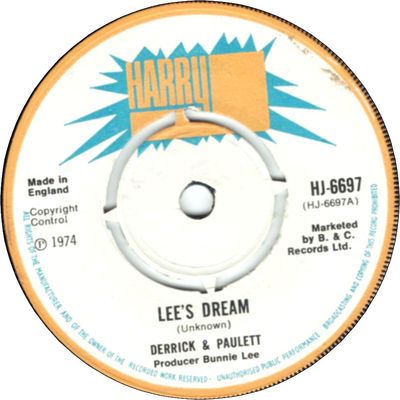 LEE'S DREAM (VG+)