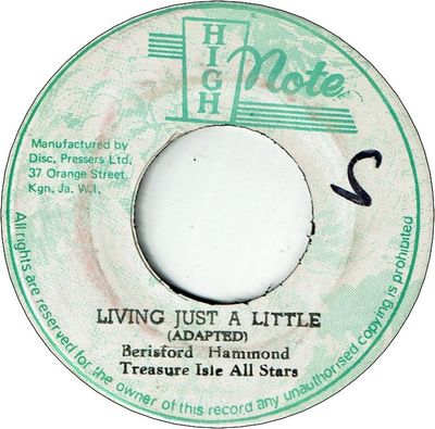 LIVING JUST A LITTLE (VG/WOL)