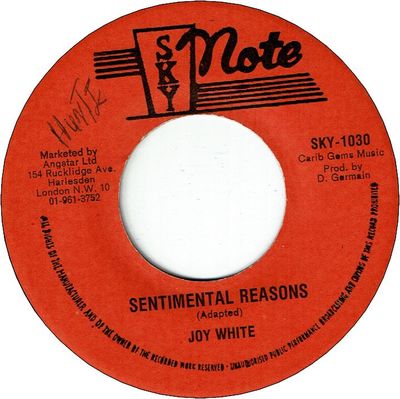 SENTIMENTAL REASON (VG+/SWOL) / VERSION (VG+/WOL)