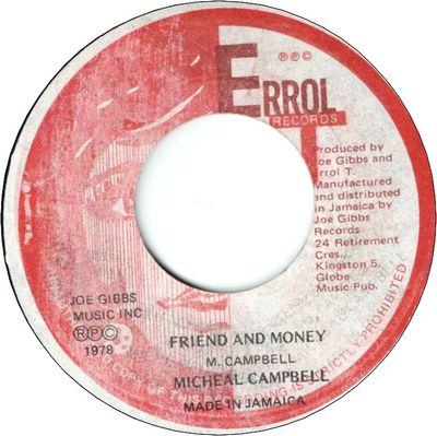 FRIEND AND MONEY (VG+) / BUBBLER IN MONEY (VG+)