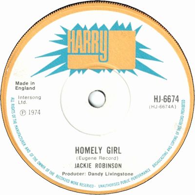 HOMELY GIRL (VG) / THUNDER BALL(Beard Man)(VG)