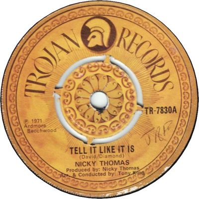 TELL IT LIKE IT IS (VG/WOL) / B.B.C.