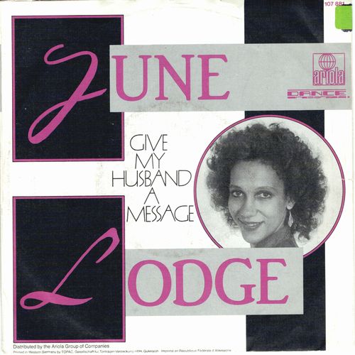 GIVE MY HUSBAND A MESSAGE (VG+) / SELFISH LOVER (VG+)