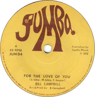 FOR THE LOVE OF YOU (VG- to VG)