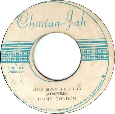 JIM SAY HELLO (VG to VG+) /  PEGGY MY LOVE (VG)