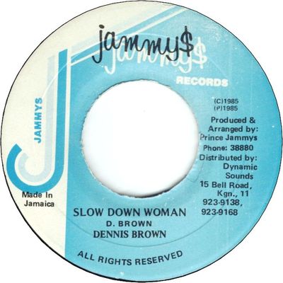 SLOW DOWN WOMAN (VG+)