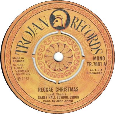 REGGAE CHRISTMAS (VG+) / CANDY MAN (VG)
