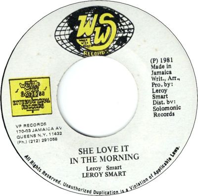 SHE LOVE IT IN THE MORNING (VG+)
