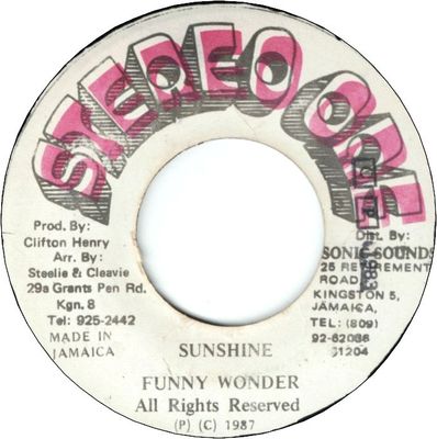 SUNSHINE (VG+/WOL)