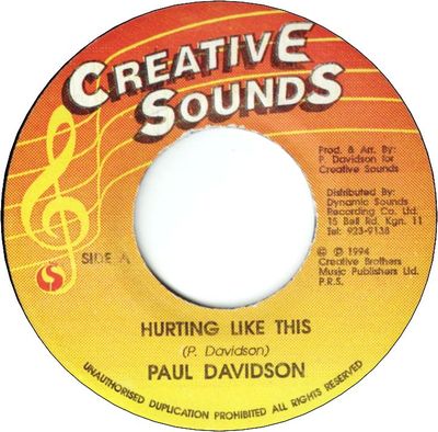 HURTING LIKE THIS (VG+) / DON'T THROW IT ALL AWAY ON LOVE (VG+)