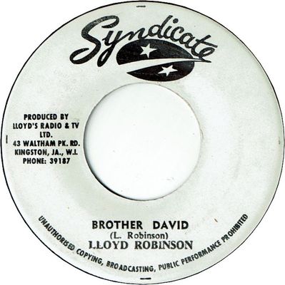 BROTHER DAVID (VG+) / SCROOGE (VG+)