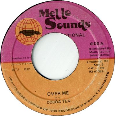OVER ME (VG to VG+)