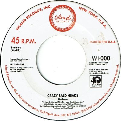 CRAZY BALD HEADS (VG+) / THE STAGE