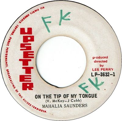 ON THE TIP OF MY TONGUE (VG to VG+/WOL) / VERSION (VG+)
