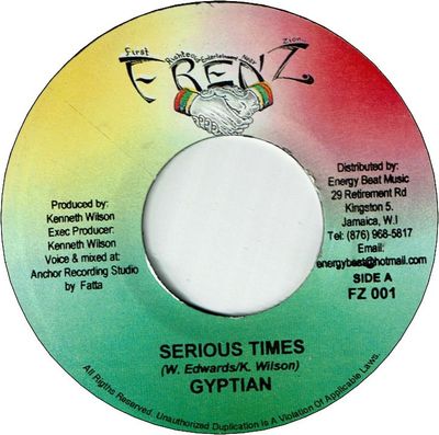 SERIOUS TIMES (VG+)