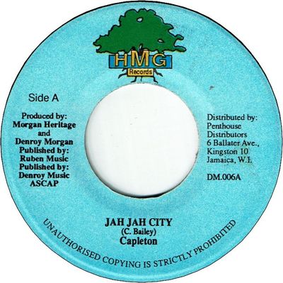 JAH JAH CITY (VG+) / ETHIOPIAN PRAYER (VG+)