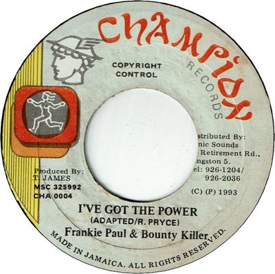 I'VE GOT THE POWER　(VG+)