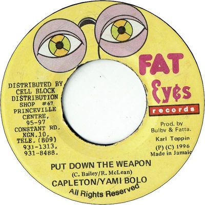 PUT DOWN THE WEAPON (VG+)