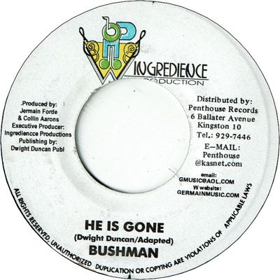 HE IS GONE (VG+)