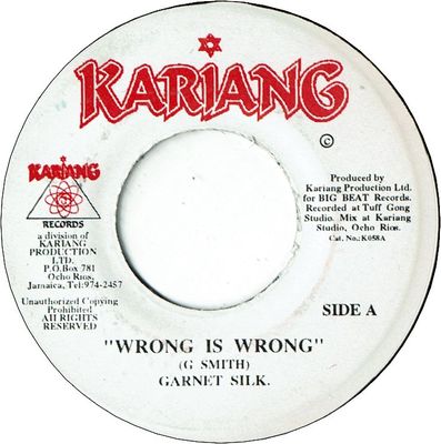 WRONG IS WRONG (VG+)