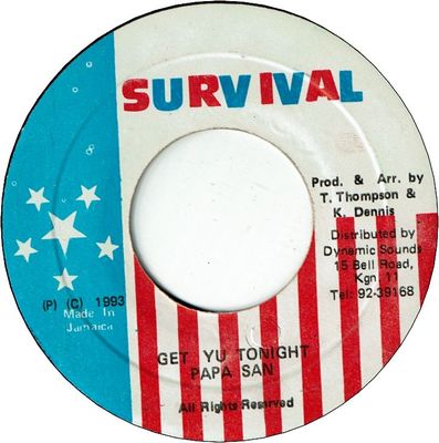 GET YU TONIGHT (VG+)