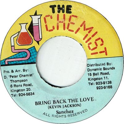 BRING BACK THE LOVE (VG+)