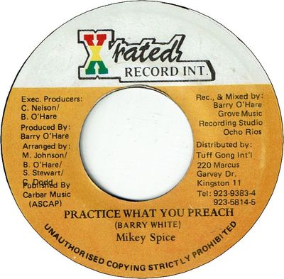 PRACTICE WHAT YOU PREACH (VG+)